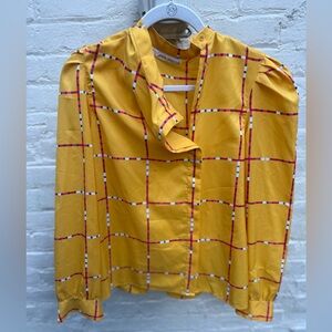 Stunning EUC vintage Jack Winter Blouse in plaid